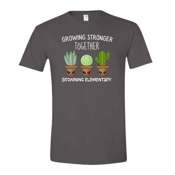 Cactus Growing Stronger - Softstyle® T-Shirt Thumbnail