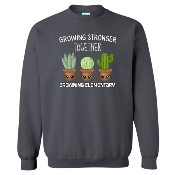 Cactus Growing Stronger - Heavy Blend™ Crewneck Sweatshirt Thumbnail