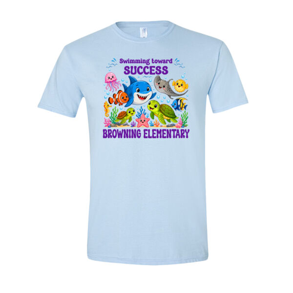 Browning Elementary "Theme Shirt 2026-27"  - Softstyle® T-Shirt Thumbnail